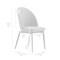 Armen Living Quartz Gray Fabric and Metal Dining Room Chairs, PK2 LCQRSIGR - alternate 5